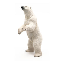 Load image into Gallery viewer, PAPO Wild Animal Kingdom Standing Polar Bear Toy Figure, Three Years or Above, White (50172)