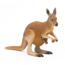 Load image into Gallery viewer, PAPO Wild Animal Kingdom Kangaroo with Joey Toy Figure, Three Years or Above, Brown (50188)