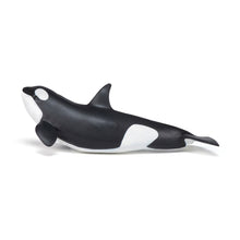 Load image into Gallery viewer, PAPO Marine Life Killer Whale Calf Toy Figure, Three Years or Above, Black/White (56040)