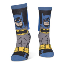 Load image into Gallery viewer, DC COMICS Batman Dark Knight with Cape Novelty Socks, Unisex (NS427660BTM)