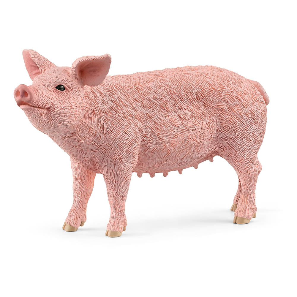 SCHLEICH Farm World Pig Toy Figure (13933)