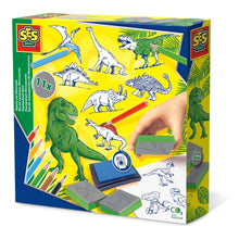 Load image into Gallery viewer, SES CREATIVE Stamp Set Dinosaur Kid's Stamp Set, 3 to 12 Years (14919)