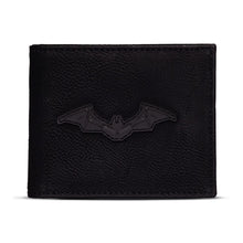Load image into Gallery viewer, DC COMICS The Batman Logo Patch Bi-fold Wallet, Male, Black (MW003122BAT)

