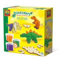 Load image into Gallery viewer, SES CREATIVE Dinosaurs Wooden Skeletons Dough Set, 3 Years and Above (00418)