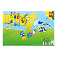 Load image into Gallery viewer, SES CREATIVE Bowling and Ring Toss 2-in-1 Game, 4 Years and Above (02291)