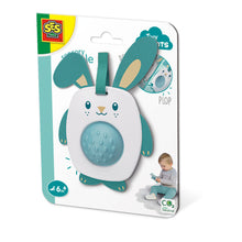 Load image into Gallery viewer, SES CREATIVE Tiny Talents Bunny Clutching Sensory Dimple Toy, 6 Month and Above (13127)
