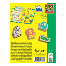 Load image into Gallery viewer, SES CREATIVE My First Lacing Wooden Animal Beads, 1 to 4 Years (14487)