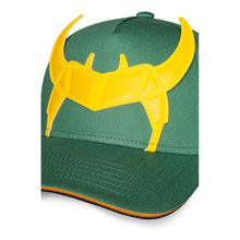 Load image into Gallery viewer, MARVEL COMICS Loki God of Mischief Novelty Cap (NH727053LOK)