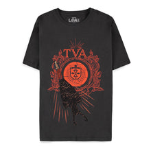 Load image into Gallery viewer, MARVEL COMICS Loki Time Variance Authority Logo T-Shirt, Male (TS335022LOK)