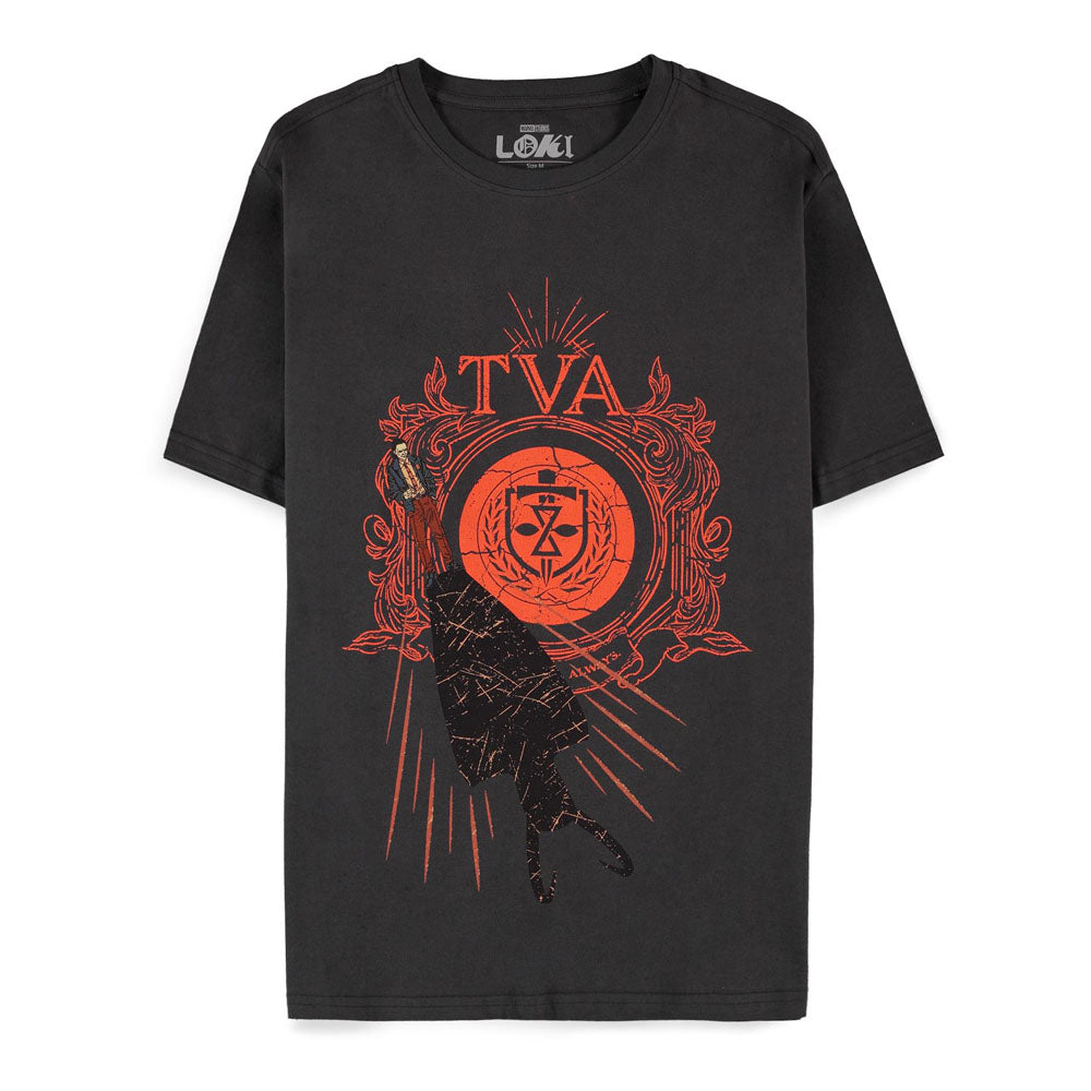 MARVEL COMICS Loki Time Variance Authority Logo T-Shirt, Male (TS335022LOK)