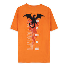 Load image into Gallery viewer, POKEMON Charizard Train Battle Repeat T-Shirt, Male (TS454175POK)