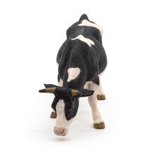 Load image into Gallery viewer, PAPO Farmyard Friends Black & White Grazing Cow Toy Figure (51150)