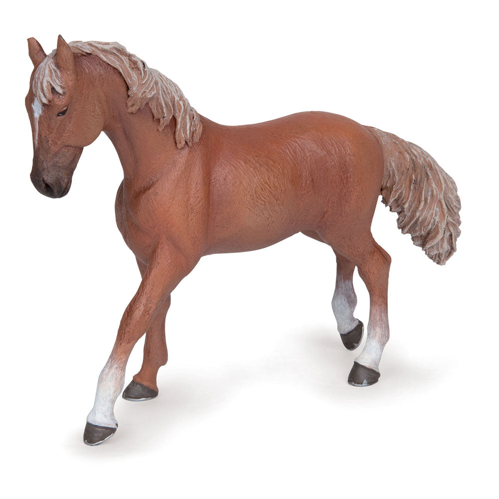 PAPO Horses and Ponies Alezan English Thoroughbred Mare Toy Figure (51533)