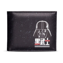 Load image into Gallery viewer, STAR WARS Darth Vadar with All-over Galaxy Print Bi-fold Wallet (MW335827STW)