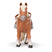 Load image into Gallery viewer, PAPO Horses and Ponies Shetland Pony with Saddle Toy Figure (51559)