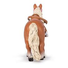 Load image into Gallery viewer, PAPO Horses and Ponies Shetland Pony with Saddle Toy Figure (51559)