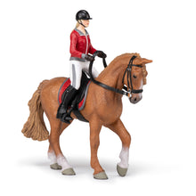 Load image into Gallery viewer, PAPO Horses and Ponies Walking Horse and Horsewoman Toy Figure (51564)