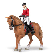 Load image into Gallery viewer, PAPO Horses and Ponies Walking Horse and Horsewoman Toy Figure (51564)