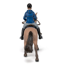 Load image into Gallery viewer, PAPO Horses and Ponies Walking Horse and Horseman Toy Figure (51565)
