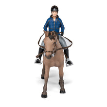 Load image into Gallery viewer, PAPO Horses and Ponies Walking Horse and Horseman Toy Figure (51565)