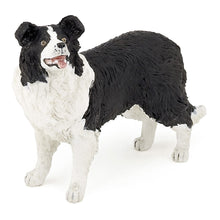 Load image into Gallery viewer, PAPO Dog and Cat Companions Border Collie Toy Figure (54008)