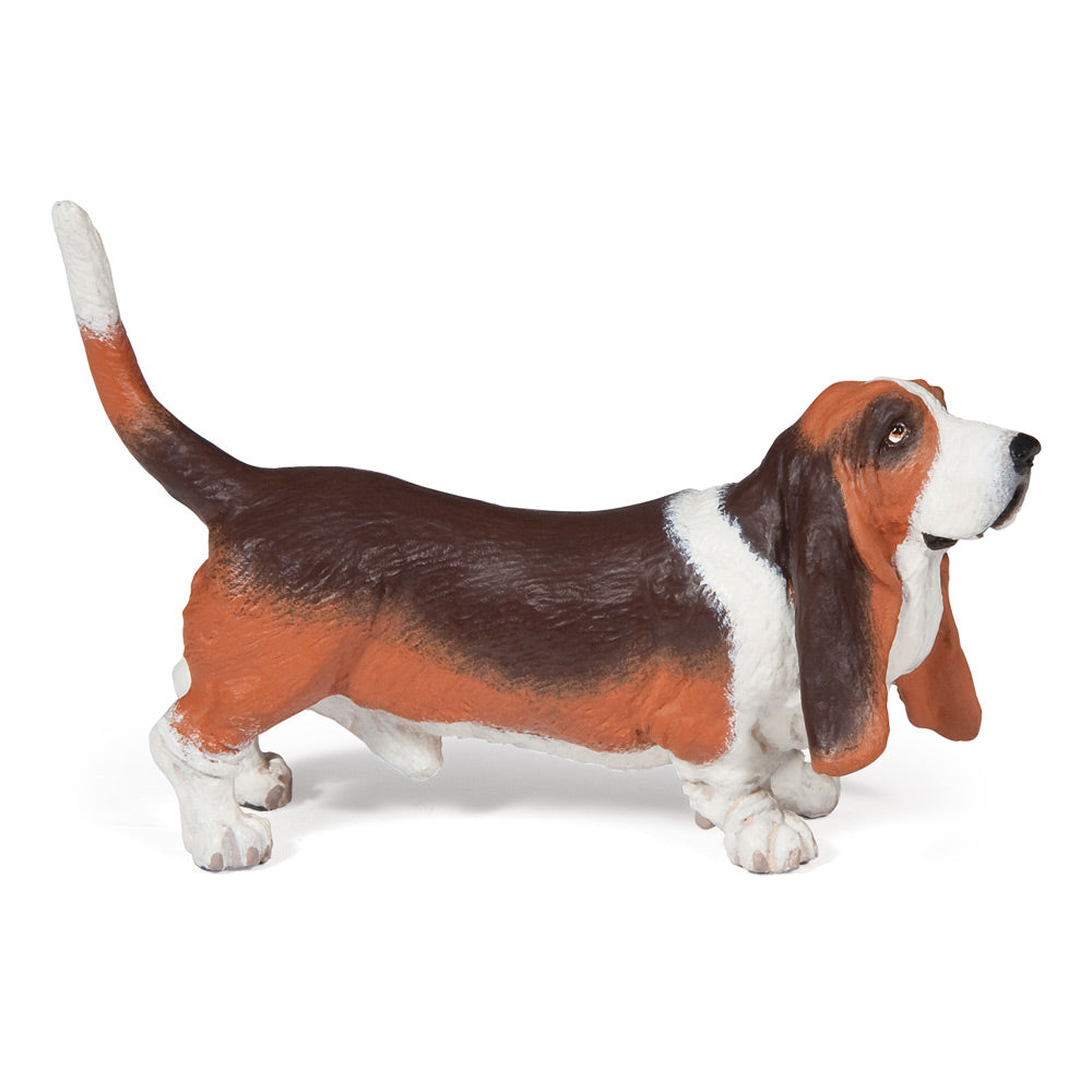 PAPO Dog and Cat Companions Basset Hound Toy Figure (54012)