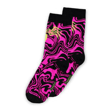 Load image into Gallery viewer, MARVEL COMICS Venom Logo All-over Print Children's Crew Socks (3-Pack), Unisex, 35/38 (CR107406MVL-35/38)