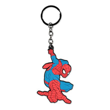 Load image into Gallery viewer, MARVEL COMICS Spider-Man Action Superhero Pose Rubber Keychain (KE583838SPN)