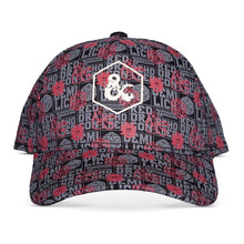 Load image into Gallery viewer, HASBRO Dungeons and Dragons Logo &amp; All-over Print Adjustable Cap (BA127442HSB)
