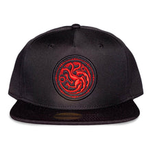 Load image into Gallery viewer, GAME OF THRONES House of Dragons House Targaryen Symbol Patch Snapback Baseball Cap (SB482843GOT)
