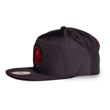 Load image into Gallery viewer, GAME OF THRONES House of Dragons House Targaryen Symbol Patch Snapback Baseball Cap (SB482843GOT)