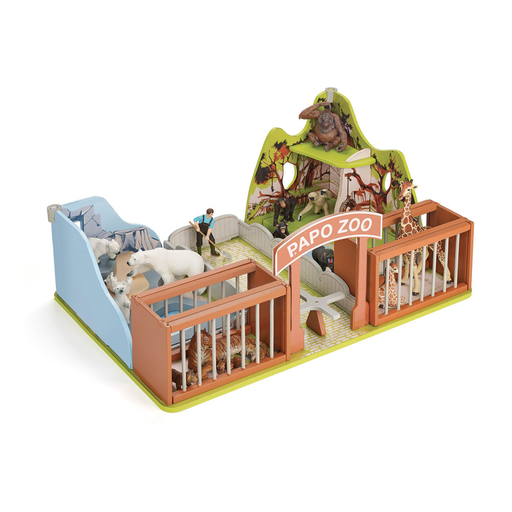 PAPO Wild Animal Kingdom The Zoo Toy Playset (60107)