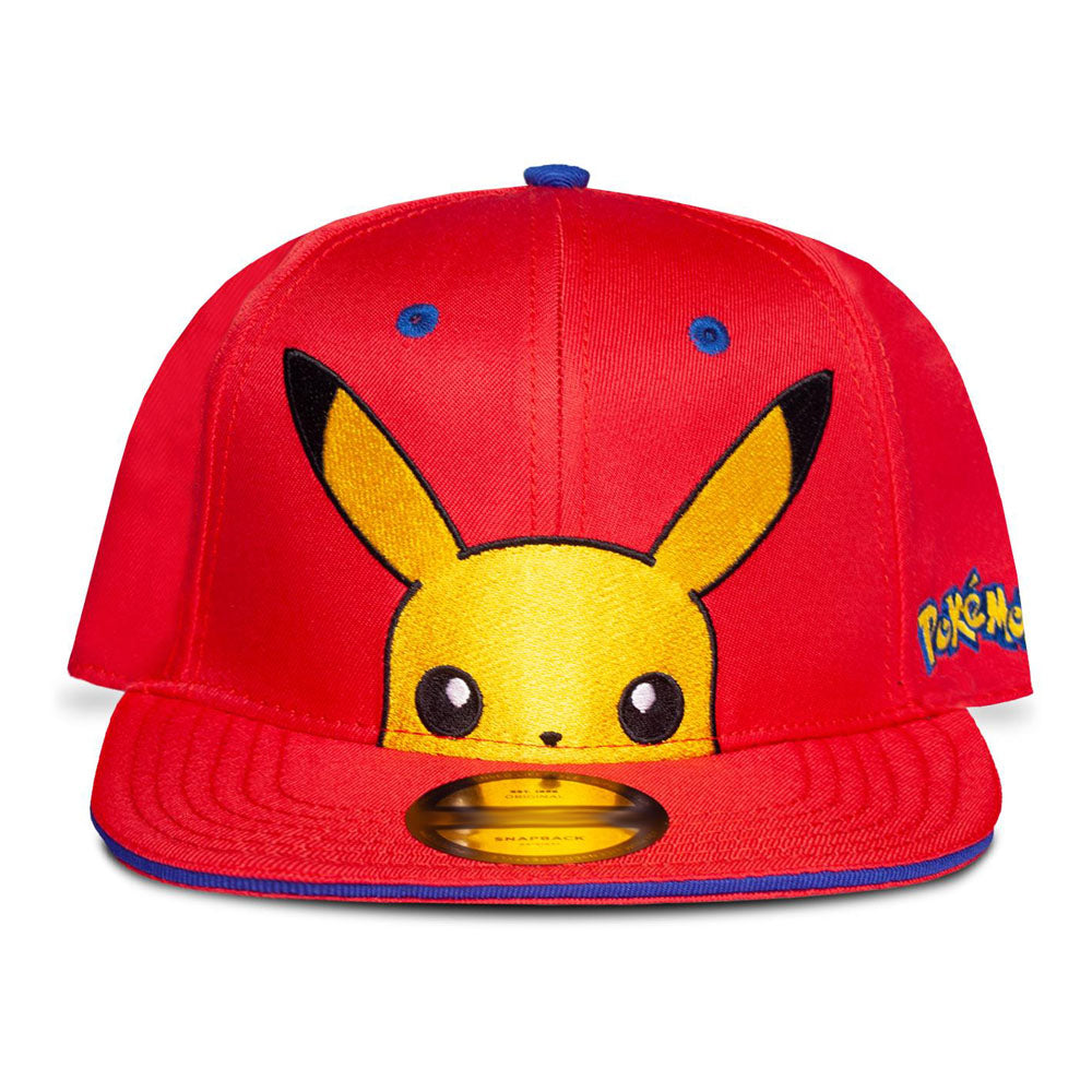 POKEMON Pikachua Peekaboo Children's Snapback Baseball Cap (NH878180POK)
