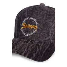 Load image into Gallery viewer, THE LORD OF THE RINGS Sauron Logo Acid Wash Adjustable Cap (BA042277LTR)
