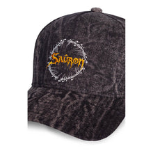 Load image into Gallery viewer, THE LORD OF THE RINGS Sauron Logo Acid Wash Adjustable Cap (BA042277LTR)