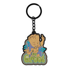 Load image into Gallery viewer, MARVEL COMICS Guardians of the Galaxy I am Groot Rubber Keychain (KE252207IAG)