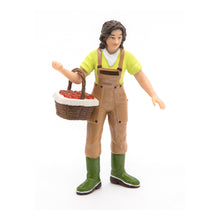 Load image into Gallery viewer, PAPO Farmyard Friends Woman Farmer with Basket Toy Figure (39219)