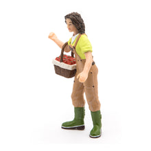 Load image into Gallery viewer, PAPO Farmyard Friends Woman Farmer with Basket Toy Figure (39219)