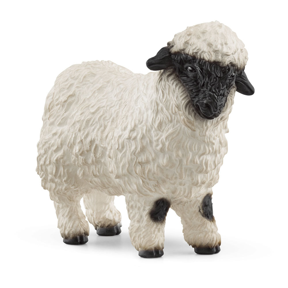 SCHLEICH Farm World Valais Black-nosed Sheep Toy Figure (13965)