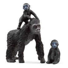 Load image into Gallery viewer, SCHLEICH Wild Life Gorilla Family Toy Figure Set (42601)