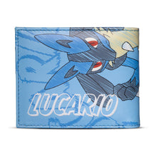 Load image into Gallery viewer, POKEMON Lucario #448 All-over Print Bi-fold Wallet (MW608606POK)