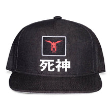 Load image into Gallery viewer, DEATH NOTE Ryuk Silhouette Patch Shinigami Denim Snapback Baseball Cap (SB807623DTH)