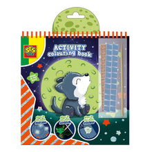 Load image into Gallery viewer, SES CREATIVE 3-in-1 Activity Glow-in-the-Dark Colouring Book (00118)
