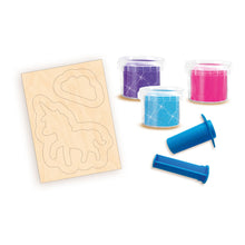 Load image into Gallery viewer, SES CREATIVE Unicorns Neon Glitter Modelling Dough Set (00410)