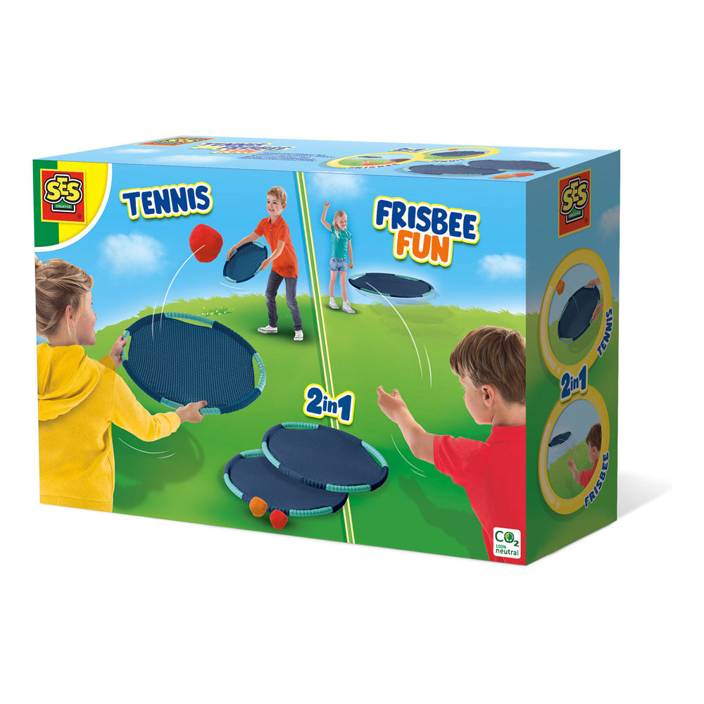 SES CREATIVE Tennis and Frisbee Fun Set (02223)