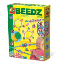 Load image into Gallery viewer, SES CREATIVE Beedz Diamond Jewellery 1200 Iron-on Beads Mosaic Art Kit (06078)