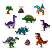 Load image into Gallery viewer, SES CREATIVE Beedz Dino World 2100 Iron-on Beads Mosaic Art Kit (06202)