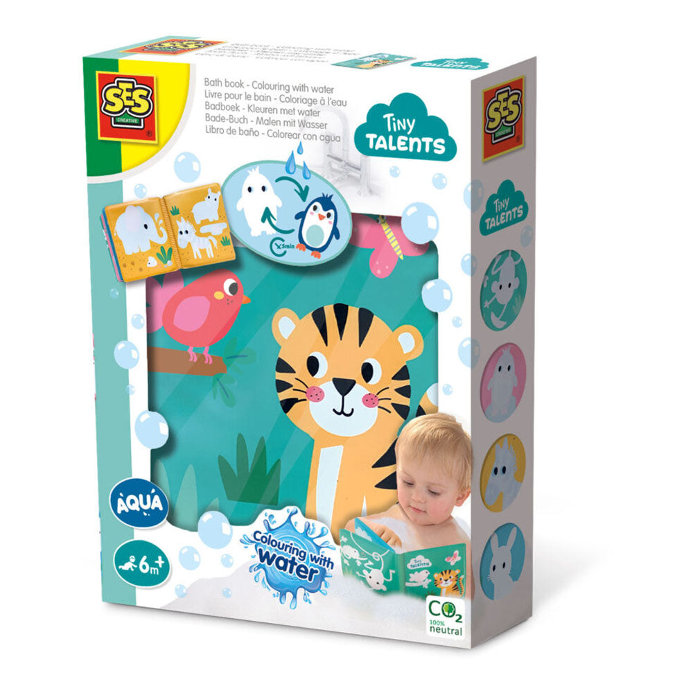 SES CREATIVE Colouring with Water Bath Book (13056)