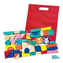 Load image into Gallery viewer, SES CREATIVE Tiny Talents Wooden Building Blocks (13143)