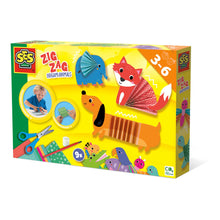 Load image into Gallery viewer, SES CREATIVE Zig Zag Origami Animals Kit (14026)
